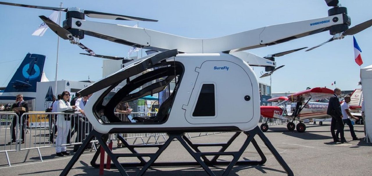 Helicóptero pessoal de US$ 200 mil parece um drone gigante