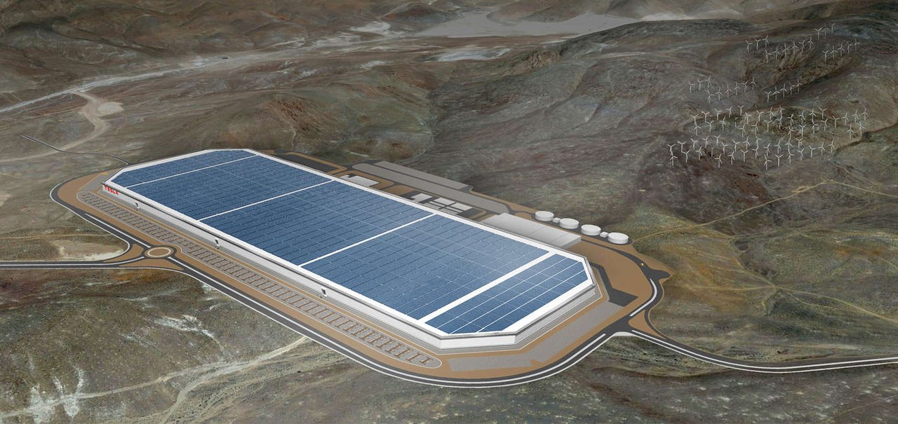 Força total: Gigafactory da Tesla começa a produção de baterias do Model 3