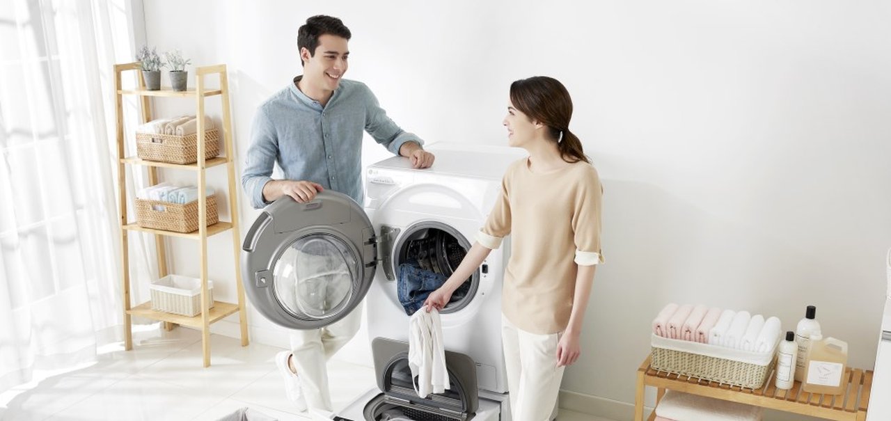 LG TWINWash: a máquina que lava duas cargas de roupa ao mesmo tempo