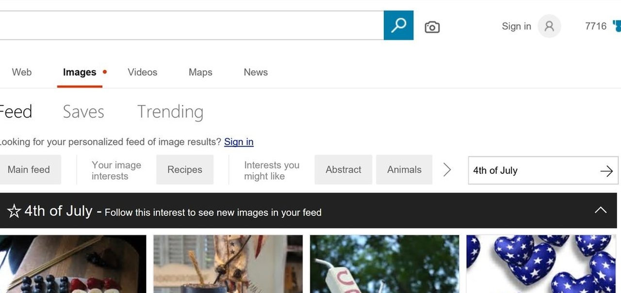 Microsoft adiciona feed de vídeo e imagem personalizáveis ao Bing