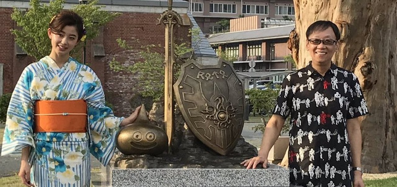 Dragon Quest ganha monumento em praça pública no Japão