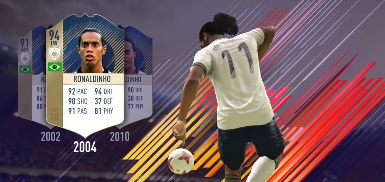 Ídolos de FIFA 18 vão surgir em três versões no modo Ultimate Team