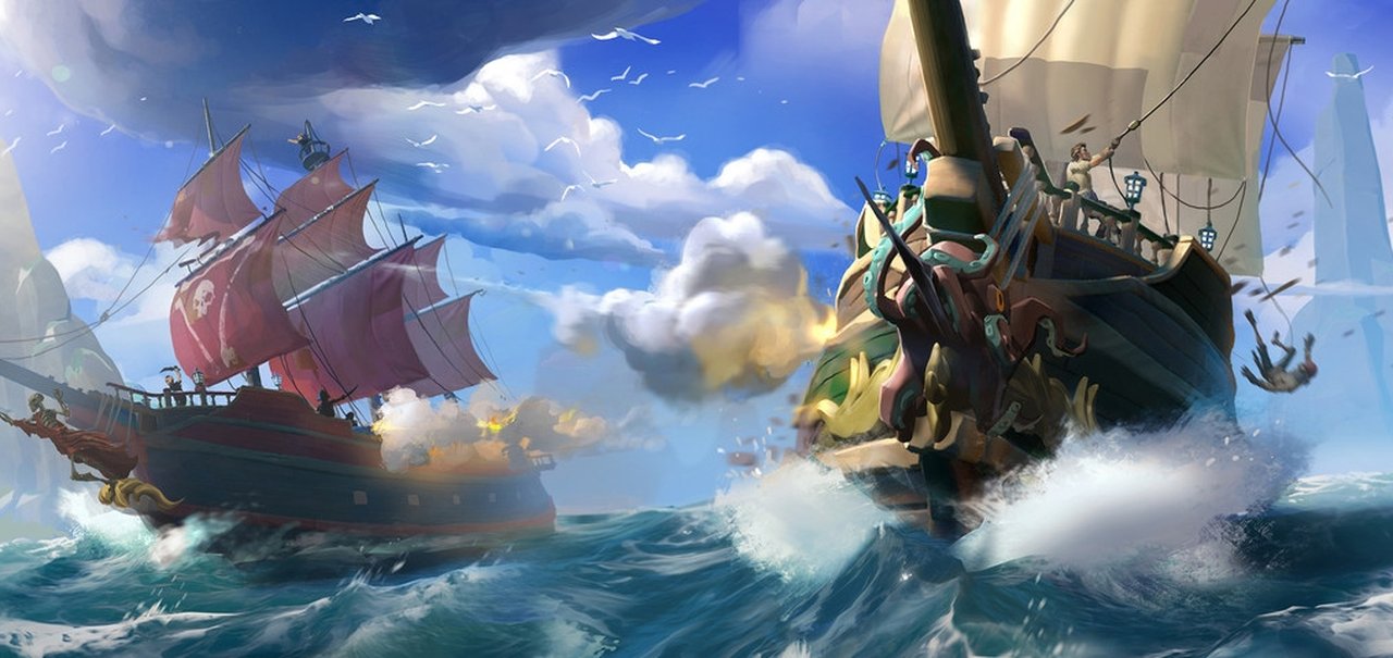 Sea of Thieves ganha 26 minutos empolgantes de gameplay gravado no XOne S