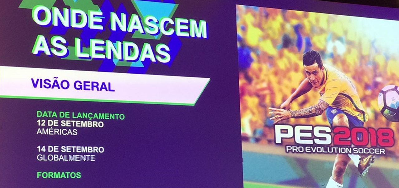 Philippe Coutinho é a capa de PES 2018, que tem Romário e Sócrates jogáveis