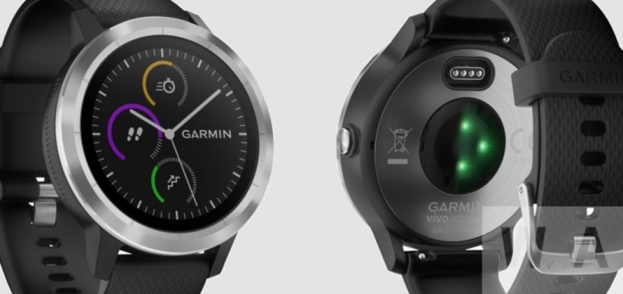 Informações sobre o Garmin Vivoactive 3 vazam e tela redonda é a novidade