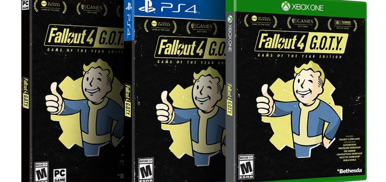 Fallout 4 ganha edição Game of the Year com DLCs inclusos e mais; confira