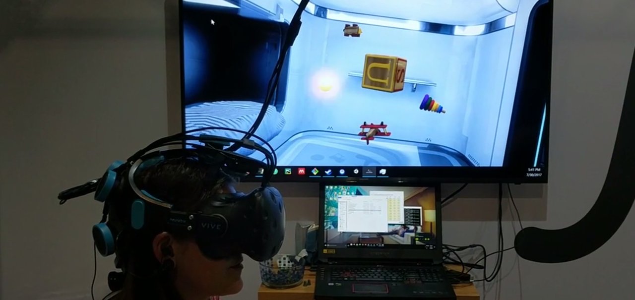 Game em realidade virtual é jogado usando apenas a mente