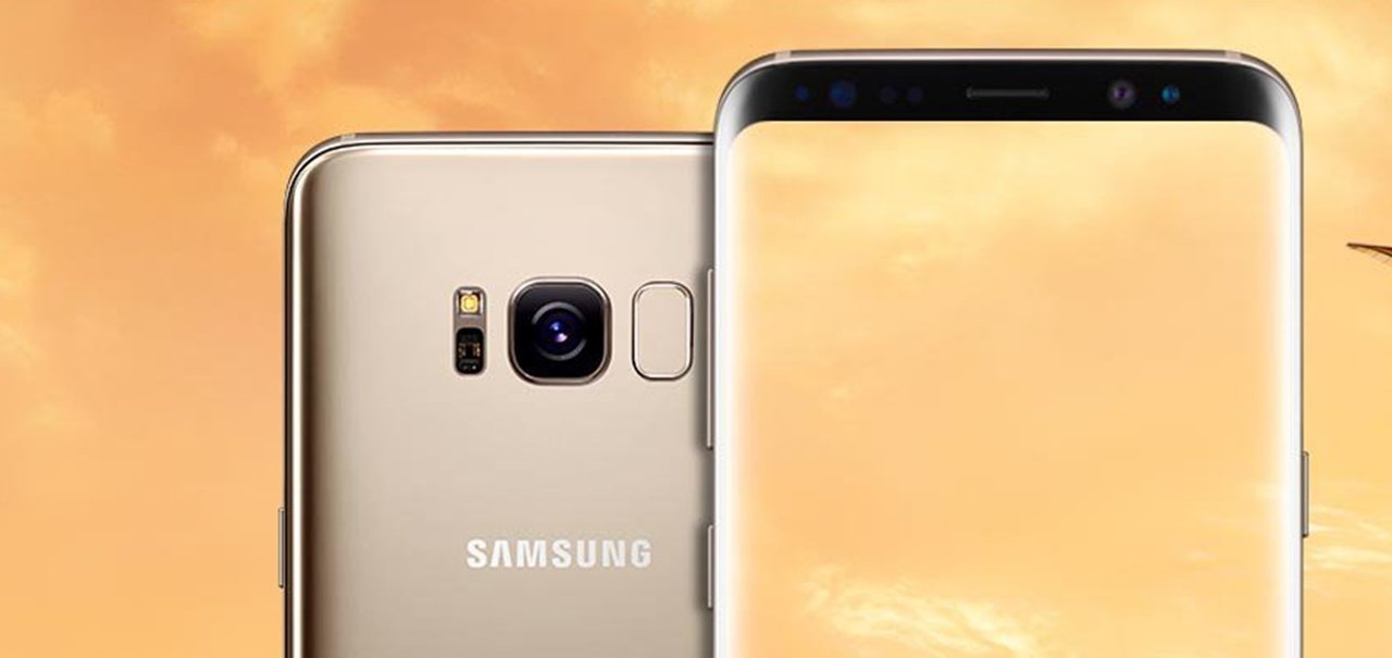 Samsung lança Galaxy S8 e S8+ dourados no Brasil