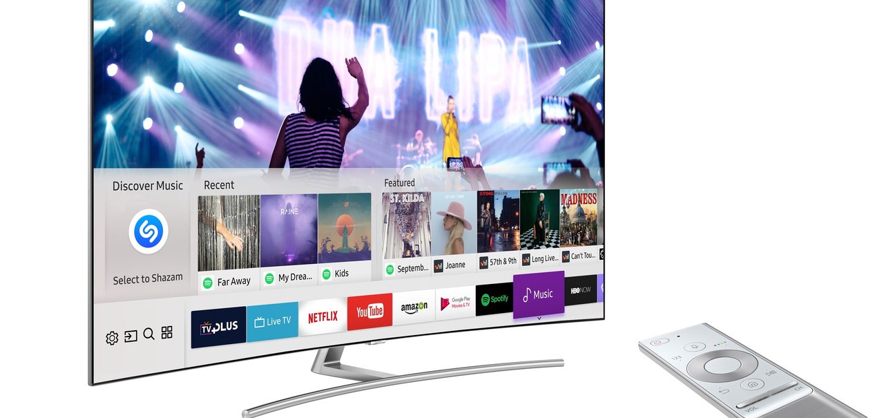 Smart TVs da Samsung ganharão recurso para identificar músicas 