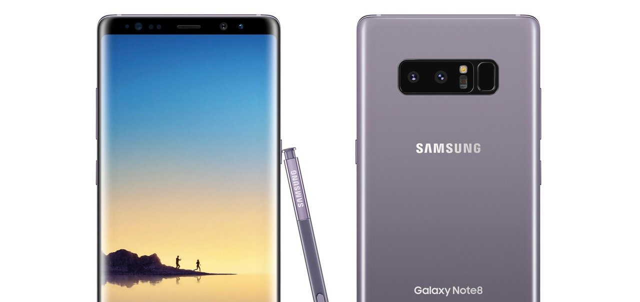 Galaxy Note 8 tem versão em ‘cinza orquídea’ vazada