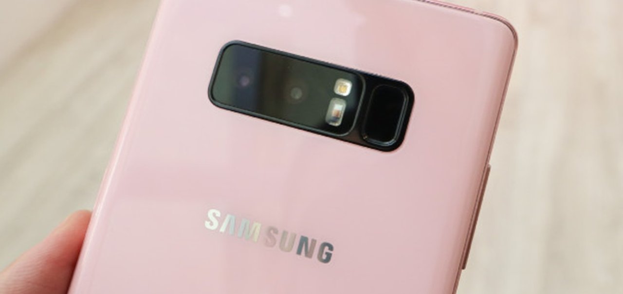 Poxa! Edição rosa do Galaxy Note 8 até existe, mas não deve chegar por aqui