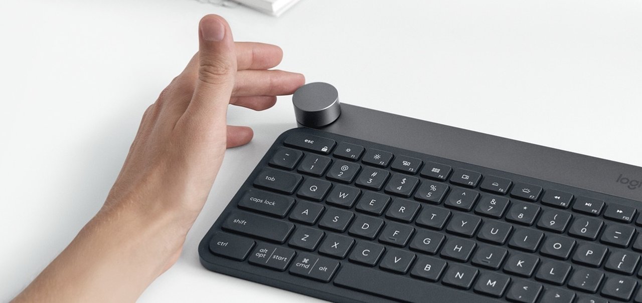 Teclado Logitech Craft inova e traz botão criativo inteligente