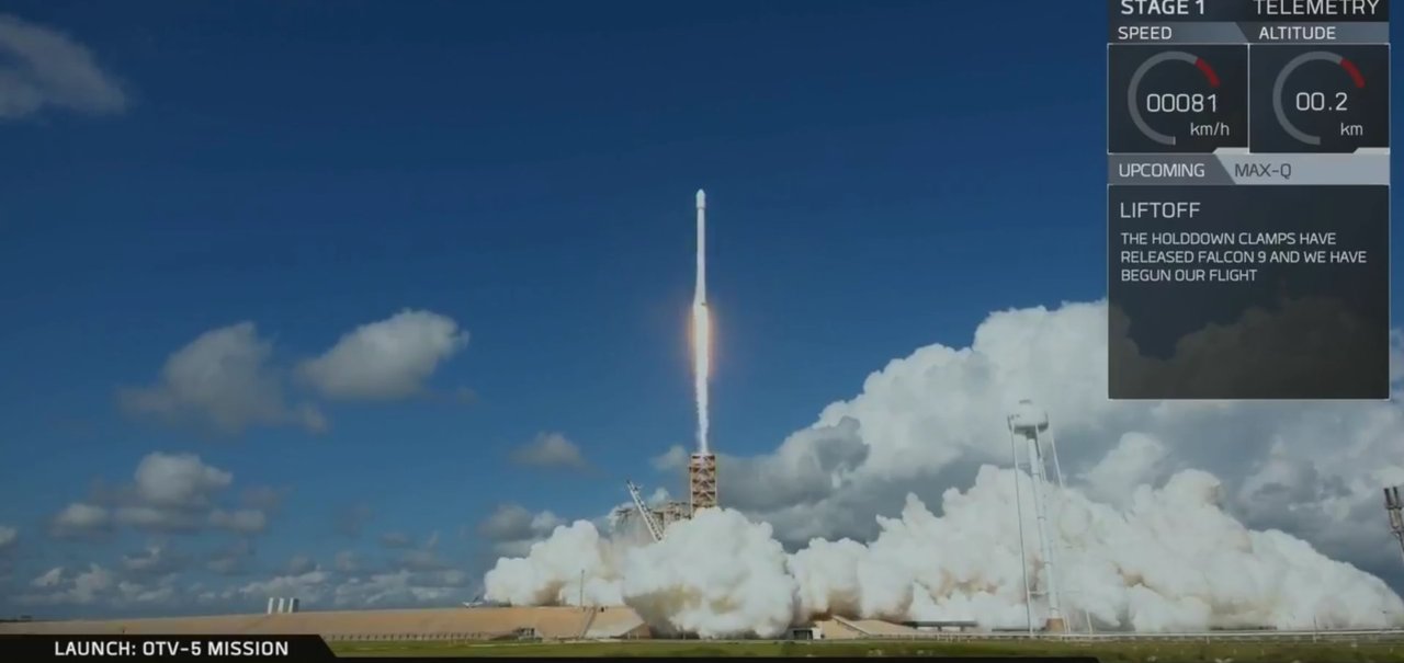 SpaceX e NASA lançam avião espacial mesmo sob risco do furacão Irma