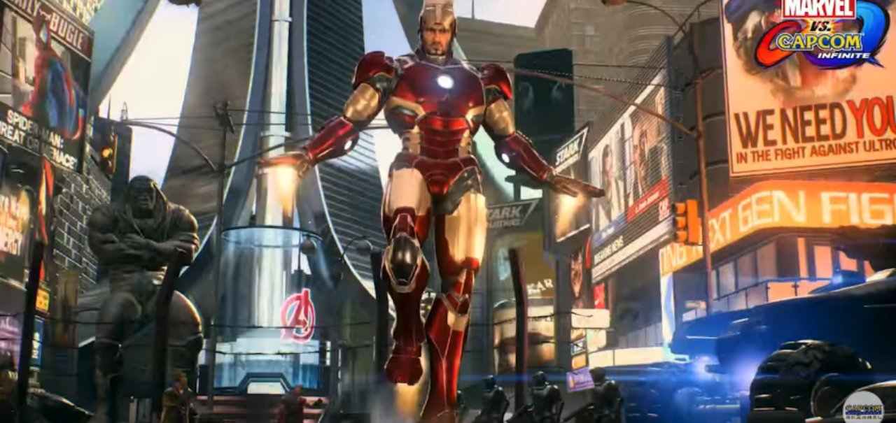 Homem de Ferro brilha em novo gameplay de Marvel vs. Capcom Infinite