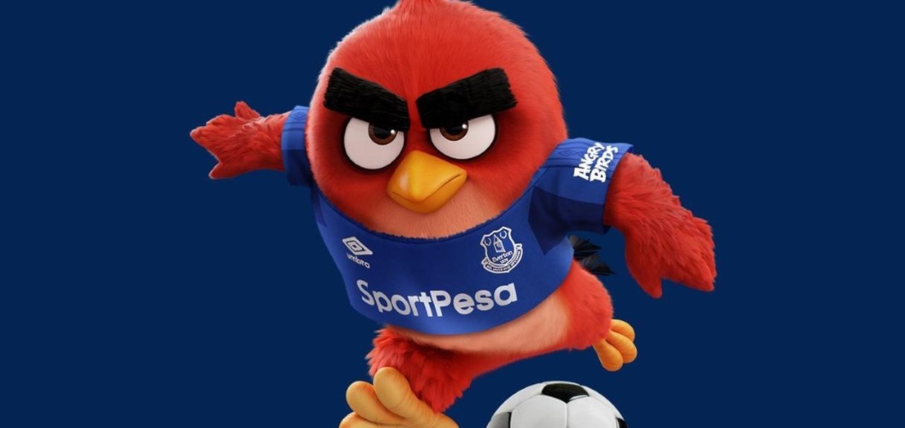 Angry Birds são os novos patrocinadores do Everton