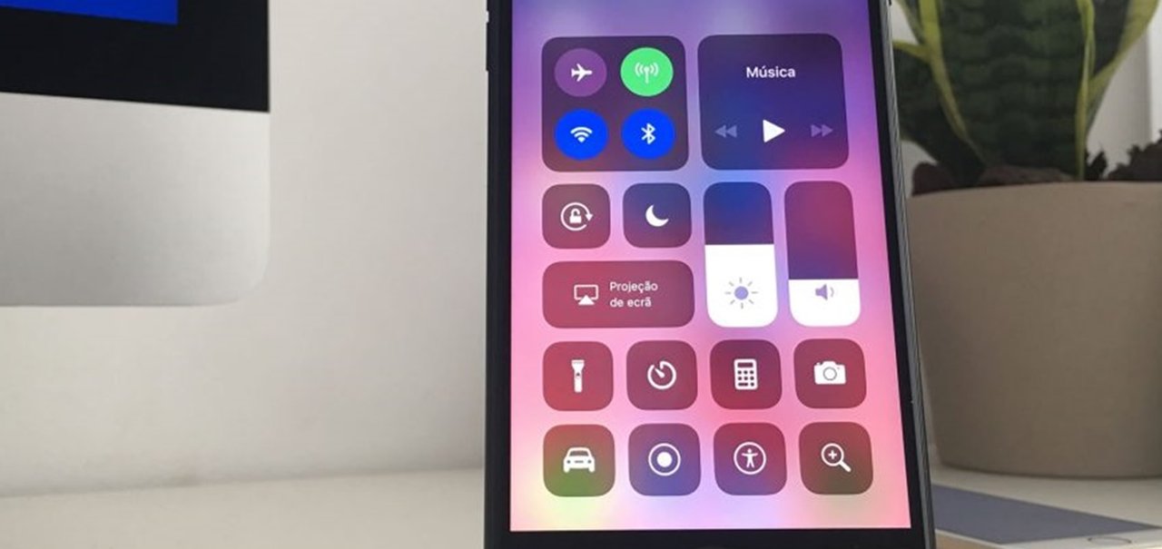 Nova Central do Controle do iOS 11 não desliga totalmente WiFi ou Bluetooth