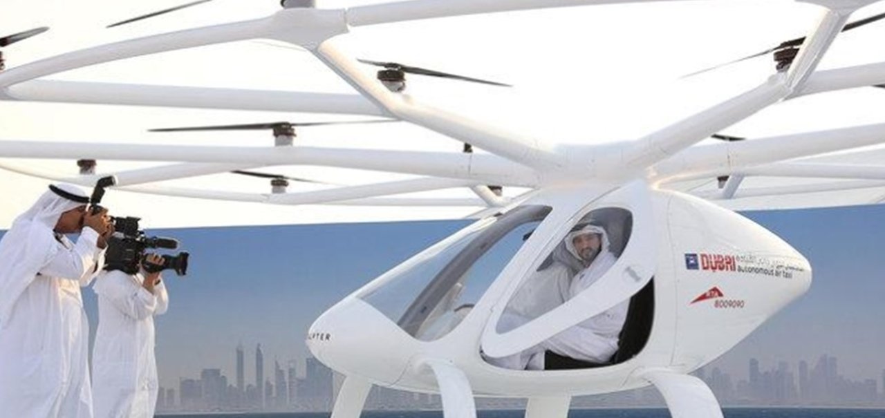 Dubai testa primeiro drone para serviço de “táxi aéreo sem piloto”