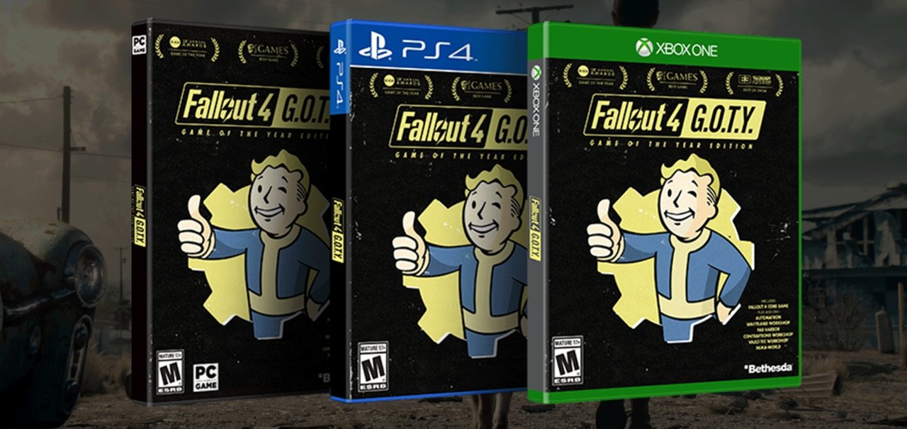 Fallout 4: Game of the Year Edition já está disponível e traz todos os DLCs