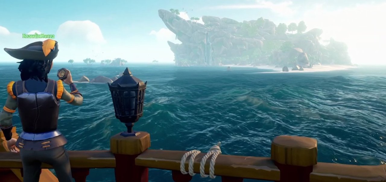 Sea of Thieves é uma ótima aventura para jogar com seus amigos