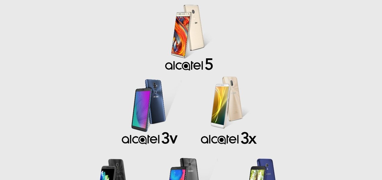 Vazam imagens de 6 novos smartphones da Alcatel; confira