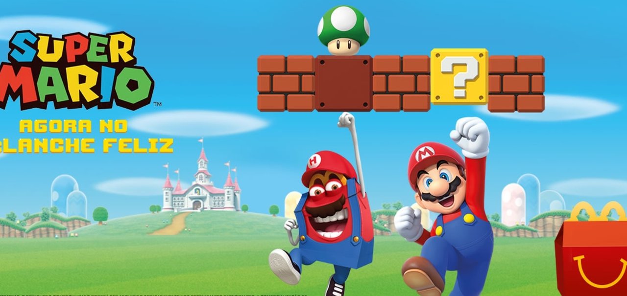 Corra: McLanche Feliz novamente traz brinquedos de Super Mario