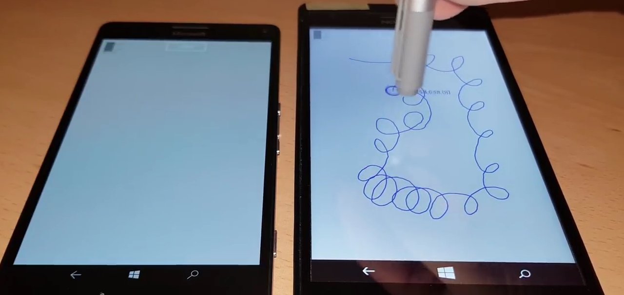 Vídeo mostra a Surface Pen funcionando no protótipo do Lumia 950