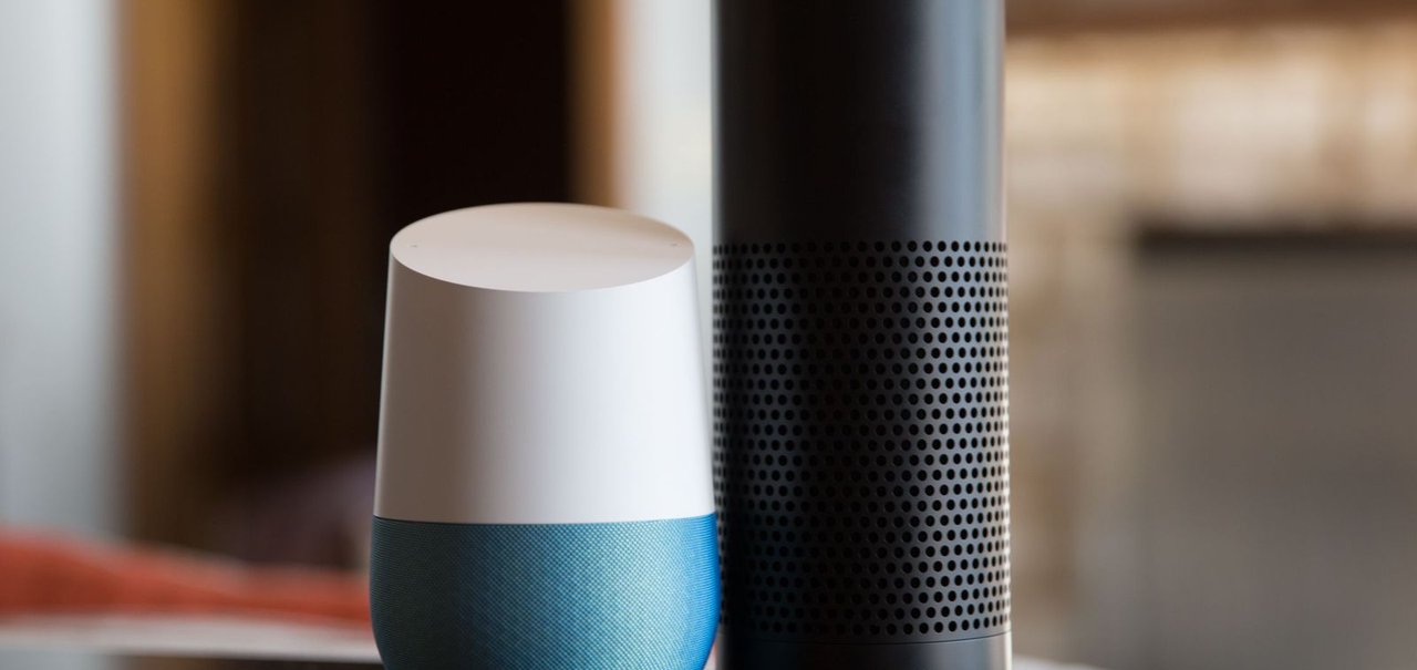 O que ocorre com os dados de voz usados no Amazon Echo ou Google Home?