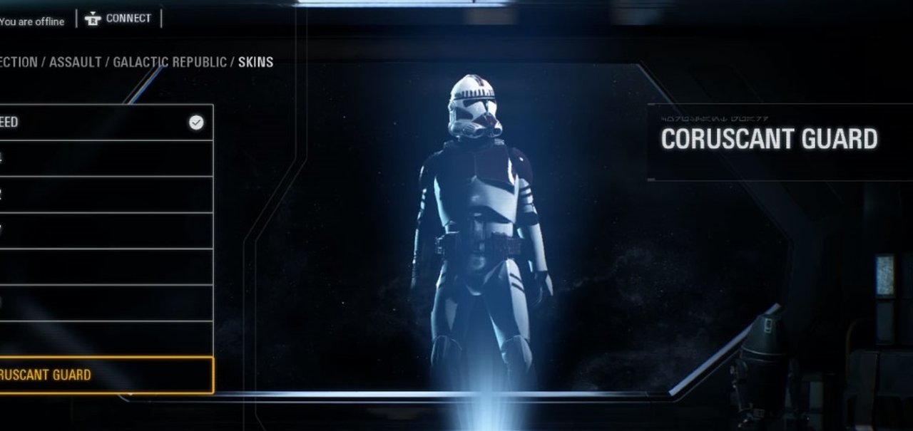 Star Wars Battlefront II esconde menu para customizar personagens