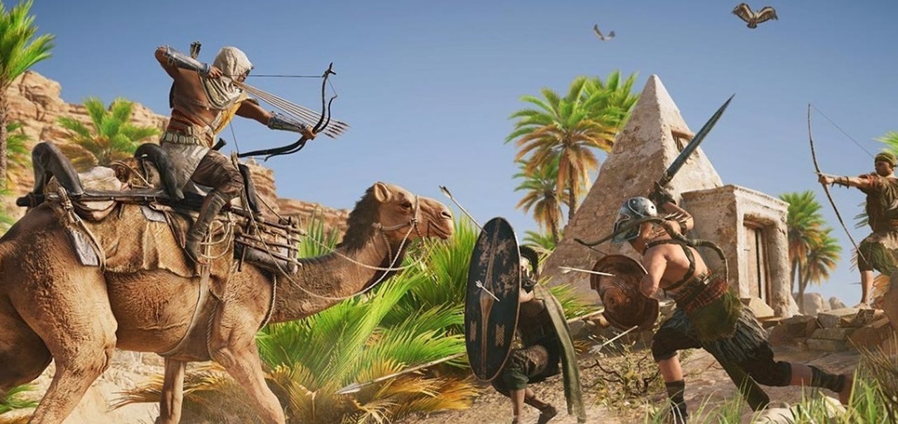 Você vai poder cruzar os desertos de AC Origins com um chocobo em breve