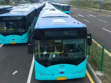 Uma cidade inteira da China trocou os ônibus públicos por versões elétricas