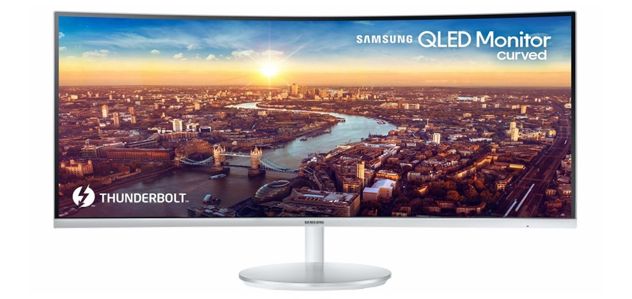 CES 2018: Samsung revela novo e belo monitor curvo de 34' com Thunderbolt 3