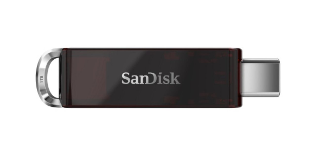 SanDisk apresenta menor pendrive USB-C de 1 TB do mundo na CES 2018