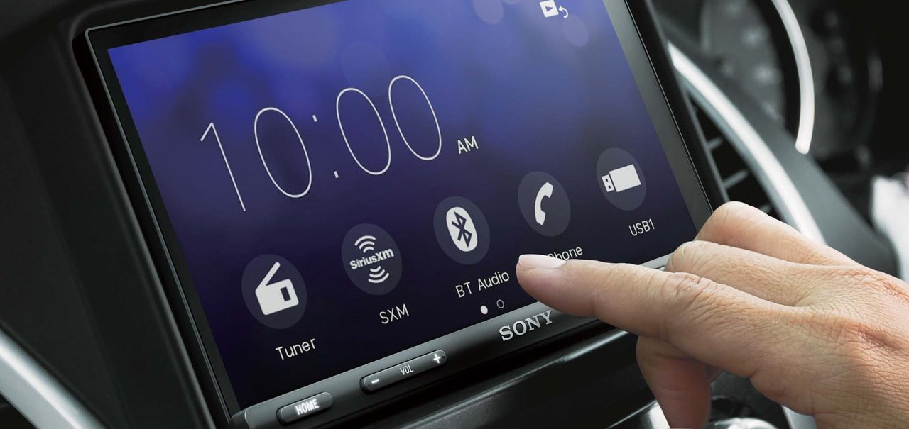 Sony apresenta sistema de controle para carros com CarPlay e Android Auto