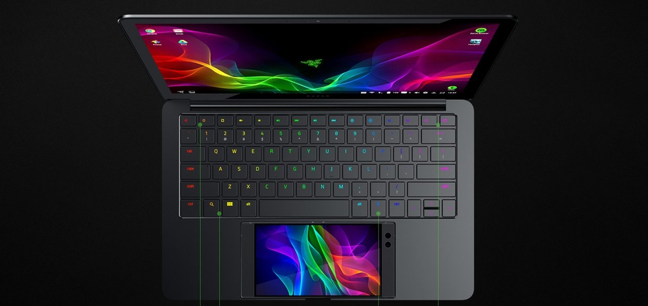 Protótipo de dock para o Razer Phone transforma aparelho em um notebook