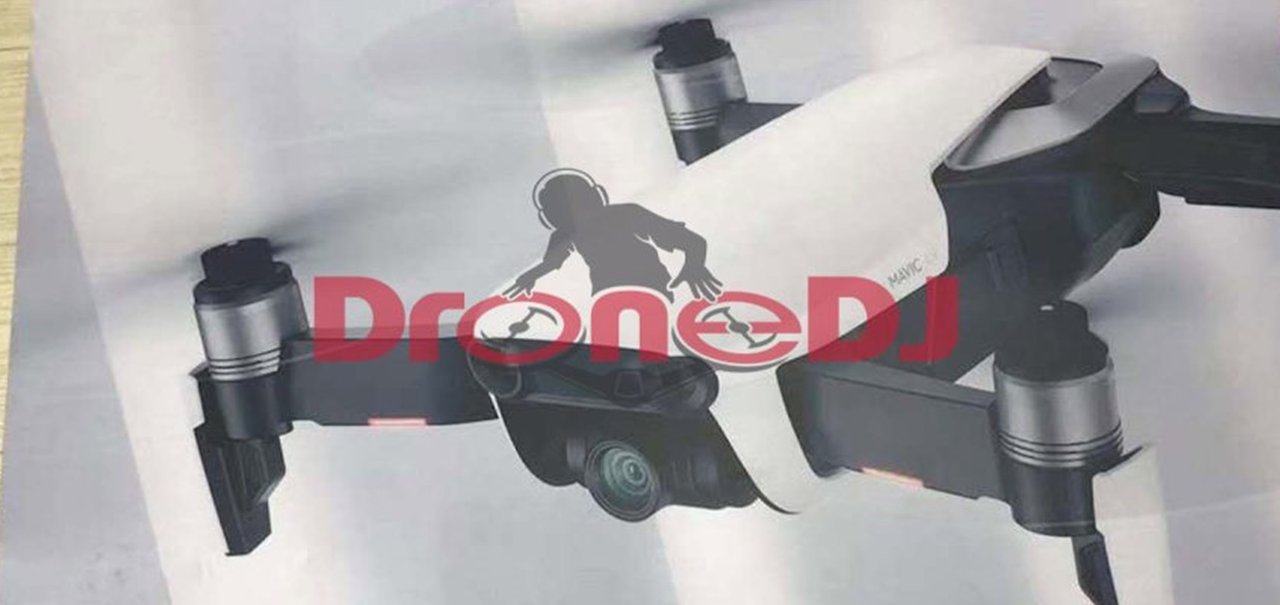 Vazam imagens e especificações sobre o Mavic Air, novo drone da DJI