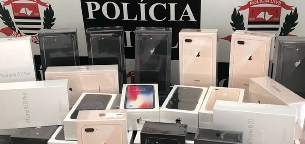 Lojista é detida com 51 iPhones sem nota fiscal