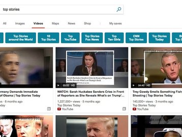 Canal de notícias falsas do YouTube ganha espaço no Bing