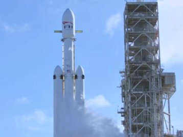 Lançamento do foguete Falcon Heavy foi o 2º stream mais visto no YouTube