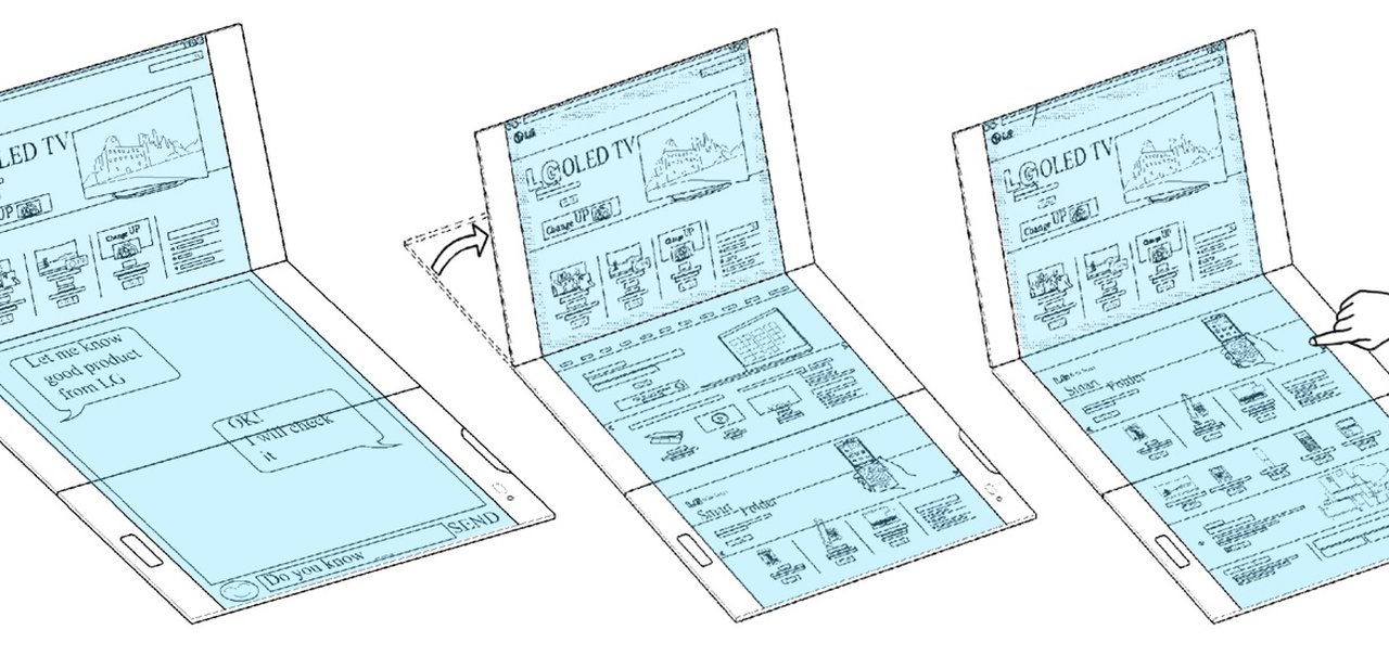 LG registra patente de aparelho dobrável e com três telas
