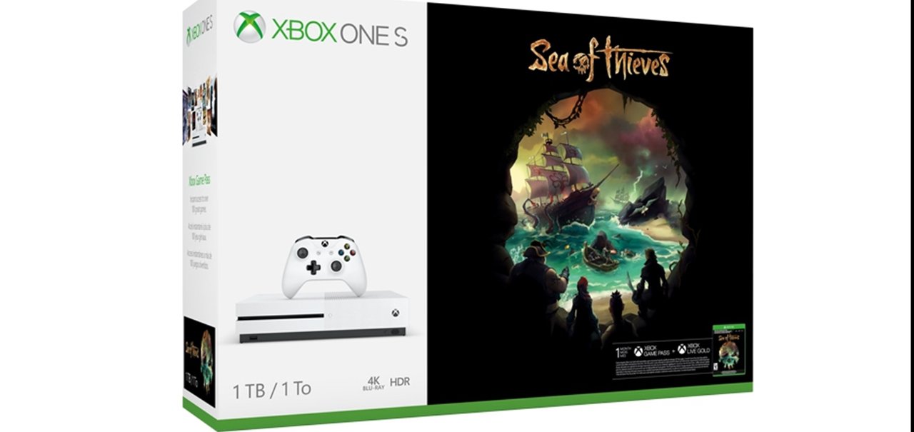 Ahoy, piratas! Bundle de Xbox One S com Sea of Thieves é anunciado; confira