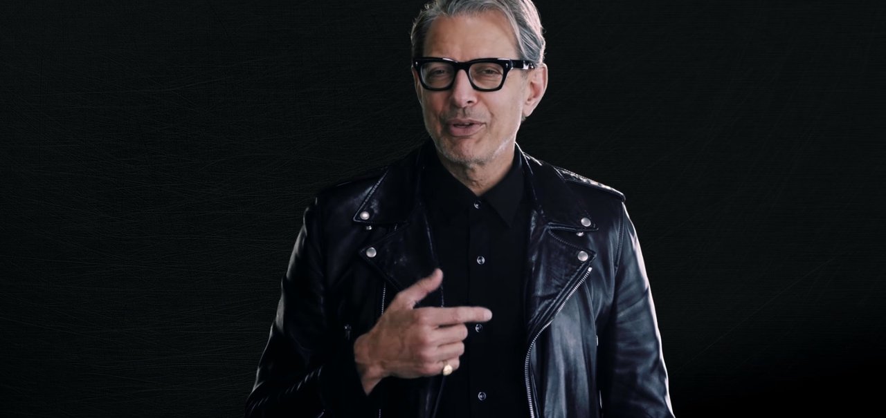 Clássico nos filmes, ator Jeff Goldblum é guia em Jurassic World Evolution