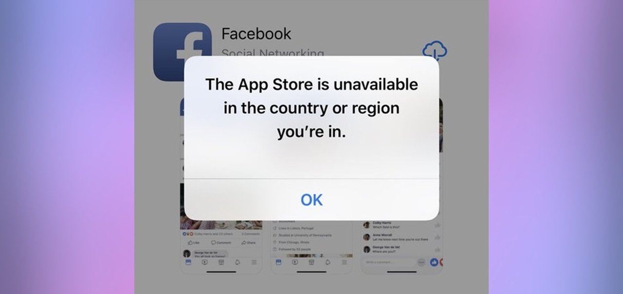 App Store, a loja online da Apple, está completamente fora do ar no Irã