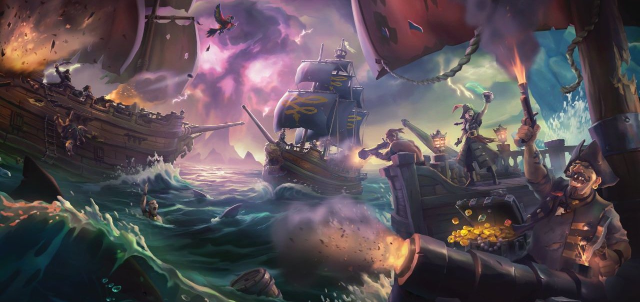 Sea of Thieves passa 1 milhão de usuários únicos no segundo dia de vida