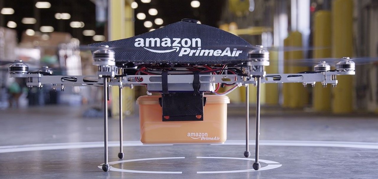 Drones da Amazon poderiam ter “Face ID” e serem controlados por gestos