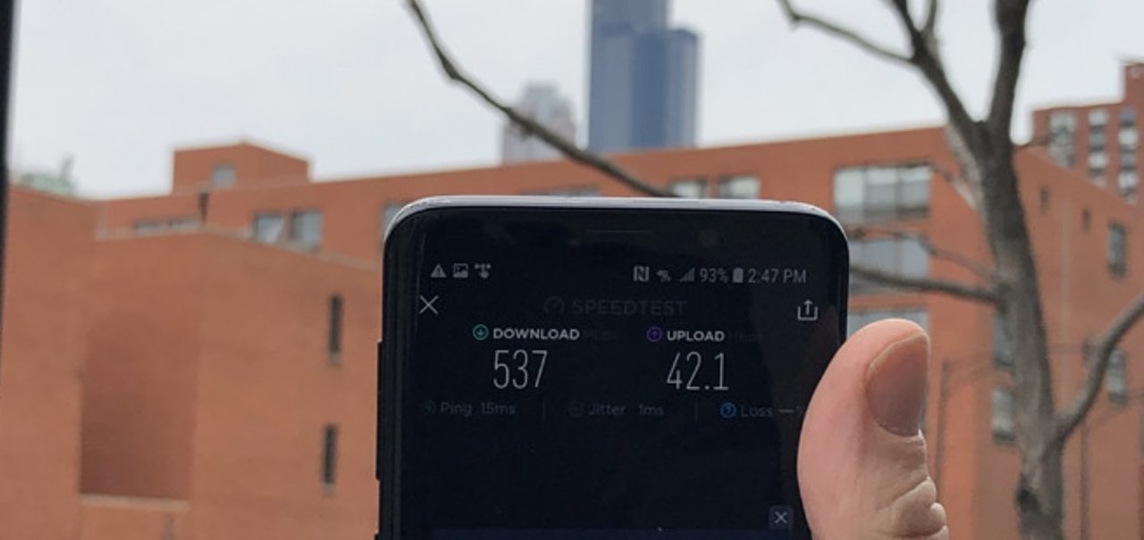 Galaxy S9 atinge 537 Mbps em conexão 4G nos Estados Unidos — e foi na rua