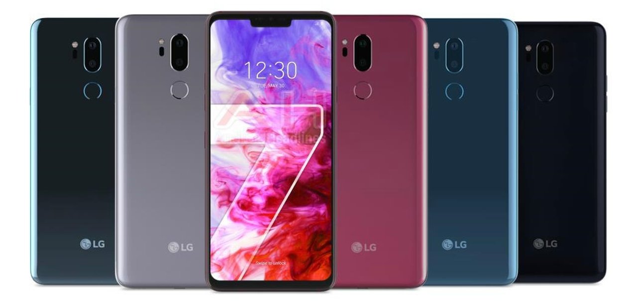 Novo vazamento mostra as quatro possíveis cores do novo LG G7 ThinQ