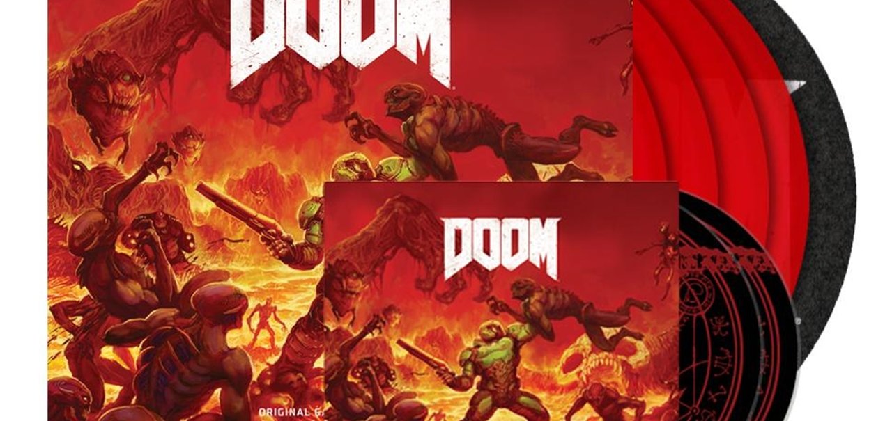 DOOM terá trilha sonora em vinil e CD numa edição especial que é de babar