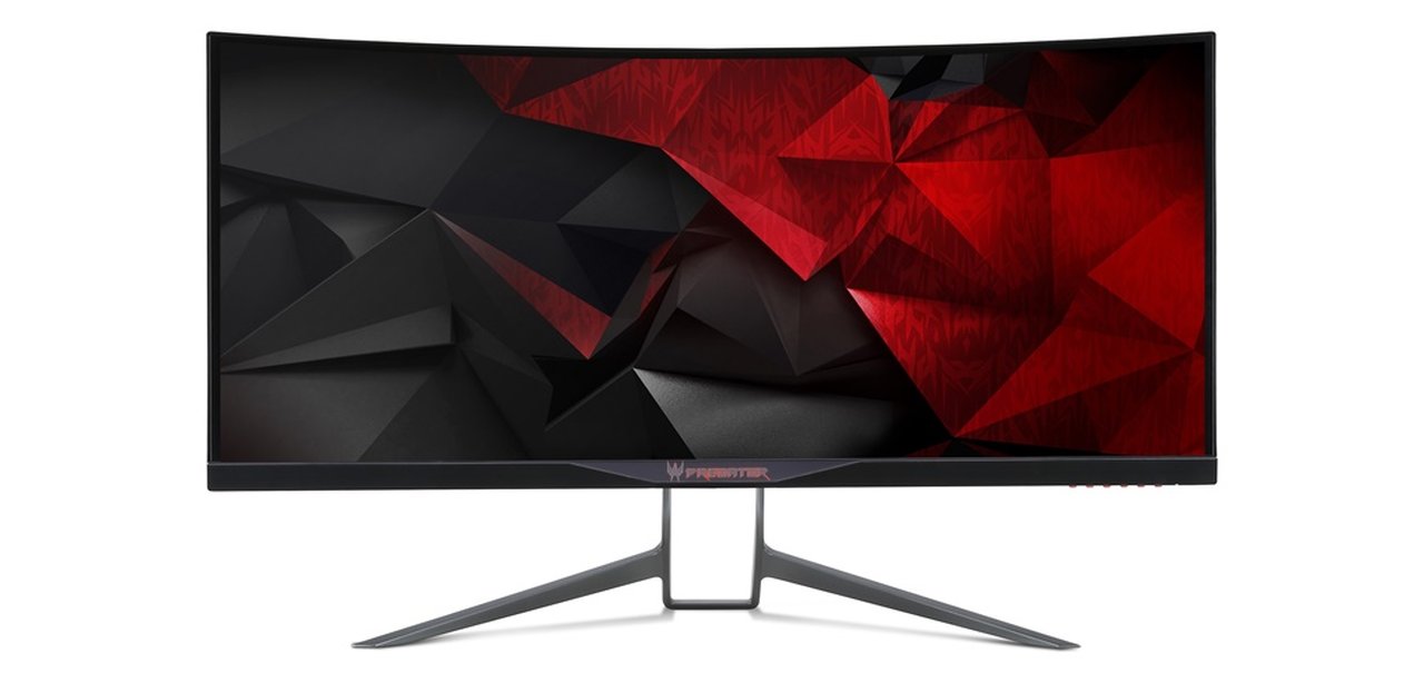 Acer lança no Brasil monitor gamer curvo de 34 polegadas