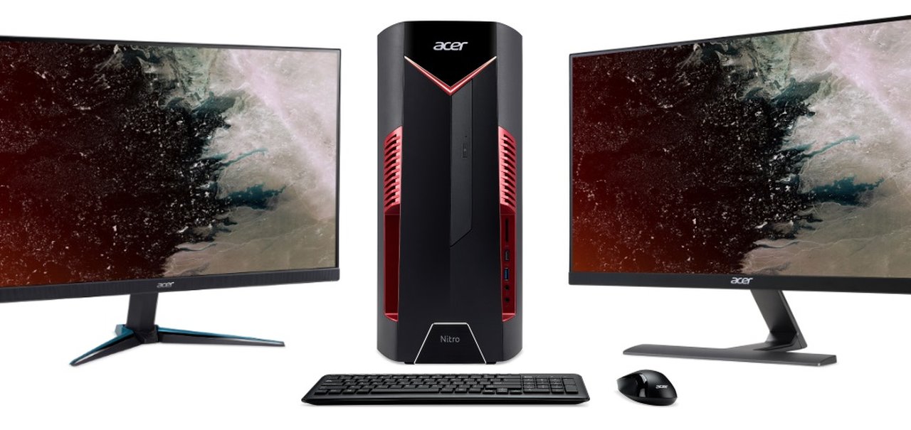 Acer atualiza linha Nitro com novos Desktops série 50 e monitores