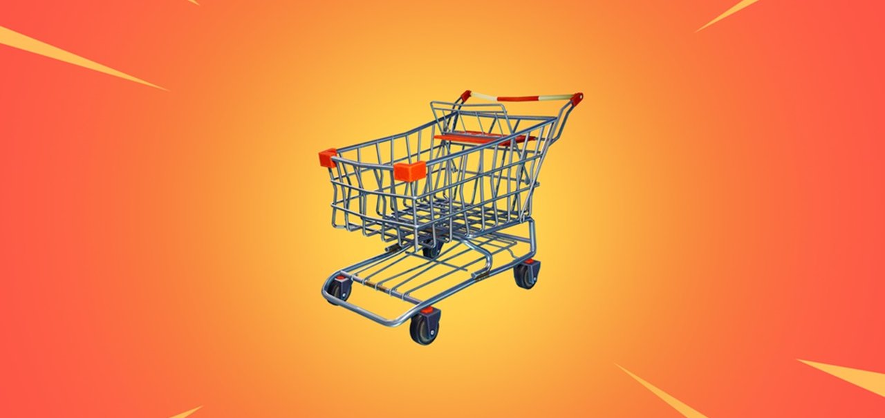 É claro que o carrinho de compras de Fortnite já virou um meme